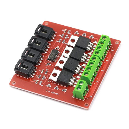4 Kanal Mosfet Sürücü Modül Pwm Hız Kontrol Motor Selenoid Valf Anahtar Led Lamba Dimmer