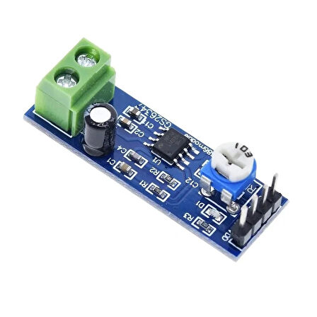 LM386 Ses Kuvvetlendirici Modül DC 5V / 12V Mono Ayarlanabilir Ses Yükseltici Mikrofon Amfi