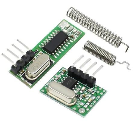 433MHZ Rf Alıcı Verici RX470C + WL102 + Antenler 20 - 200 Metre
