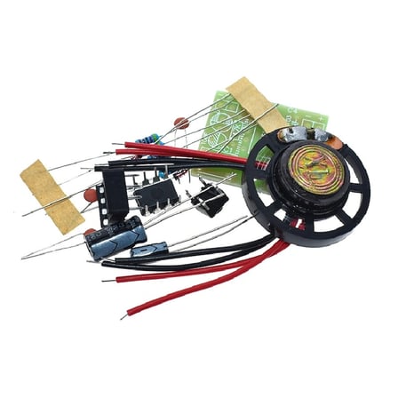 DC 5V Ding Dong NE555 Kendin Yap Kapı Zili Hobi Devresi DIY Lehimleme Kiti - Demonte