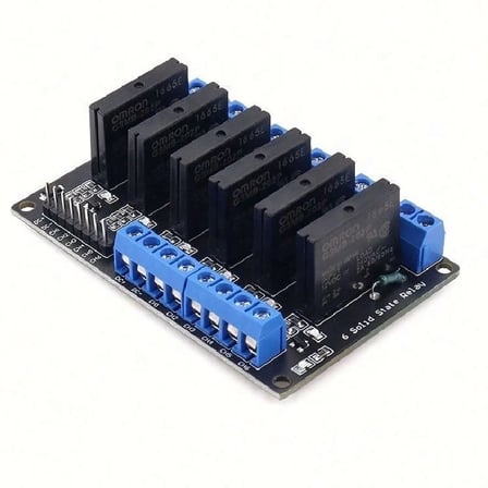 5V - 6 Kanal Solid State Röle Kartı (5V 2A)