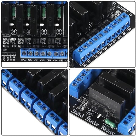 5V - 8 Kanal Solid State Röle Kartı (5V 2A)