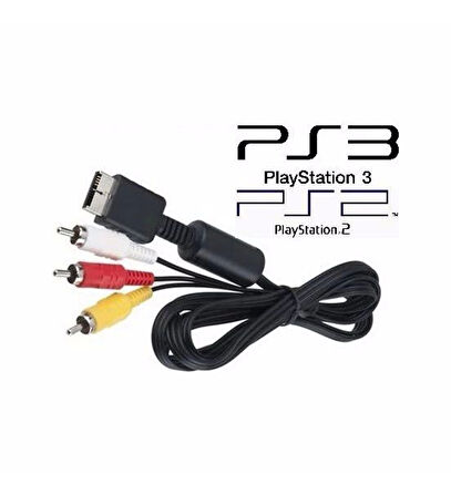 PS2 PS3 AV TV LALE KABLO PLAYSTATİON 2 - 3 KABLOSU