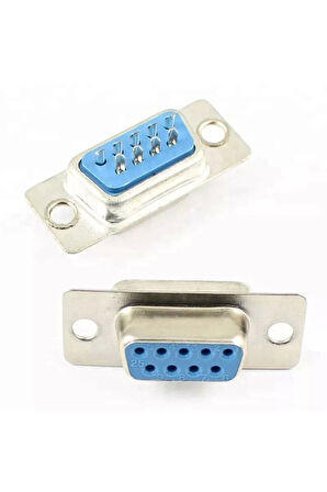 9 Pin Dişi D-sub Konnektör Db9 Lehim Tipi Rs232 Seri Pc