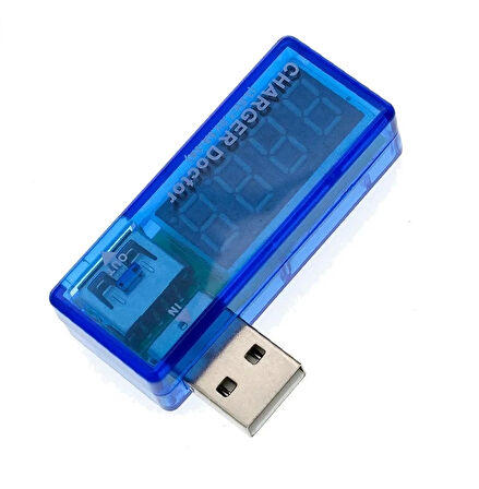 USB Şarj Ölçer Şarj Doktoru Voltmetre Ampermetre Şarj Metre