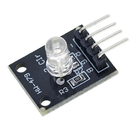 3 Renkli Rgb Led Modülü - 5mm Rgb Led