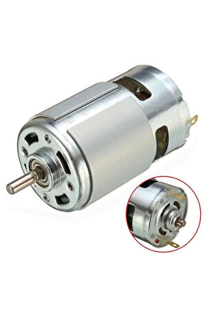 RS775 DC Motor 24V 6000Rpm Yüksek Hız Tork Matkap Torna CNC Router Motor Dairesel Testere Düşük Ses