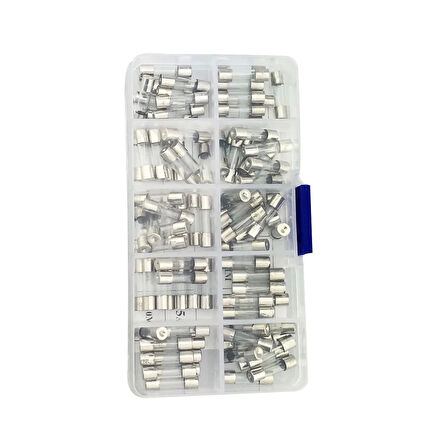 5x20mm Cam Sigorta Seti Kutulu - 100 Adet