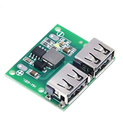 Çift USB Çıkışı 9V 12V 24V TO 5V 3A DC-DC Step Down Şarj Modülü