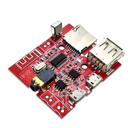 Bluetooth 4.1 Amplikatör Ses Müzik Mp3 Modülü-ır Uzaktan Kumandalı