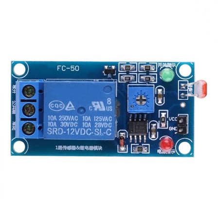 12V Ldr Işık Kontollü Röle 12V Gündüz Gece Algılayıcı Röle Kartı
