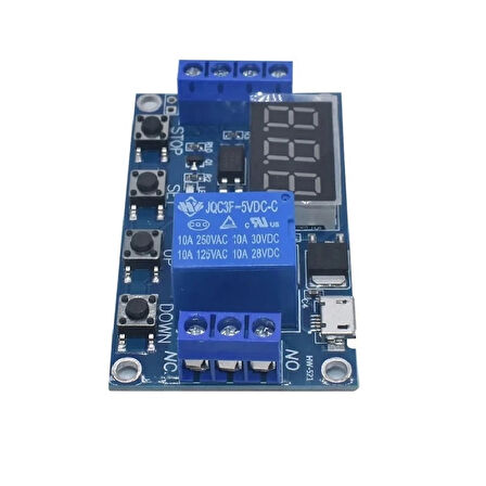 Dijital Zaman Ayarlı Röle Zaman Modülü Zaman Tetiklemeli Röle