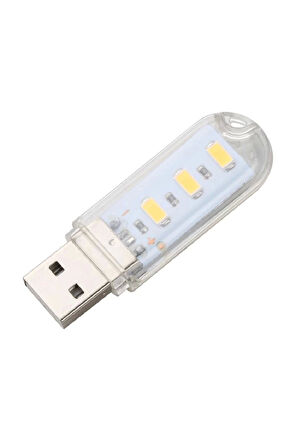 Taşınabilir Mini USB 3 LED Gün Işığı Lamba 5730 SMD Stick Led