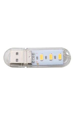 Taşınabilir Mini USB 3 LED Gün Işığı Lamba 5730 SMD Stick Led