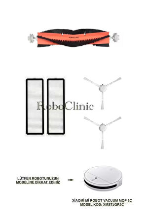 Xiaomi Mi Robot Vacuum Mop 2c Fırça,Hepa Filtre Yenileme Seti-5 Parça