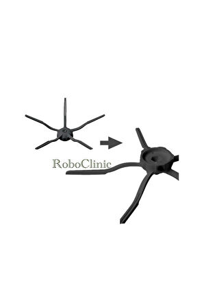 Roborock Q7 / Q7max / Q7max Plus (SİYAH)uyumlu Ana Fırça,yan Fırça,filtre,yenileme Seti.