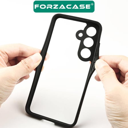 Forzacase Samsung Galaxy S24 Plus uyumlu Roller Serisi Darbeye Dayanıklı Yarı Esnek Plastik Tpu Kılıf