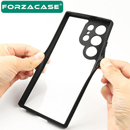 Forzacase Samsung Galaxy S24 Ultra uyumlu Roller Serisi Darbeye Dayanıklı Yarı Esnek Plastik Tpu Kılıf