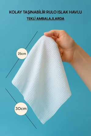 Rolox Makeup Remover 50 Paket - Makyaj Temizleyici Islak Havlu