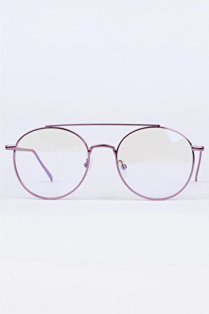 Rose Gold Metal Mavi Işık Korumalı Bilgisayar Ekran Gözlüğü