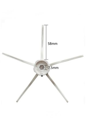 Roborock G10 Uyumlu 9 Aylık Yaşam Kiti Siyah Yan Fırçalı