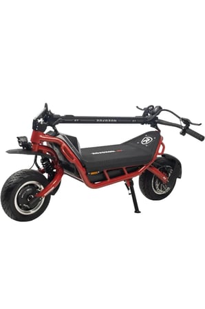 Rovoron R7 Elektrikli Scooter 3.000 Watt  65 Km/s Menzil 120 Km Kırmızı