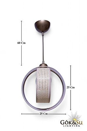 Rattan Ravana Model Modern Avize Hol Antre Mutfak Balkon