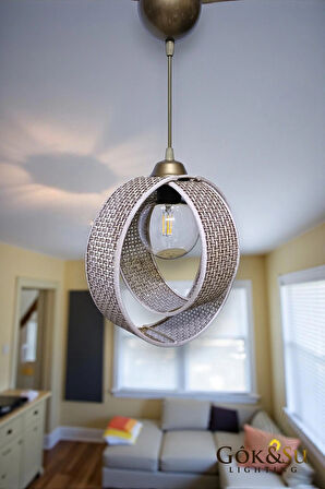 Rattan Ravana Model Modern Avize