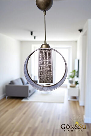 Rattan Ravana Model Modern Avize