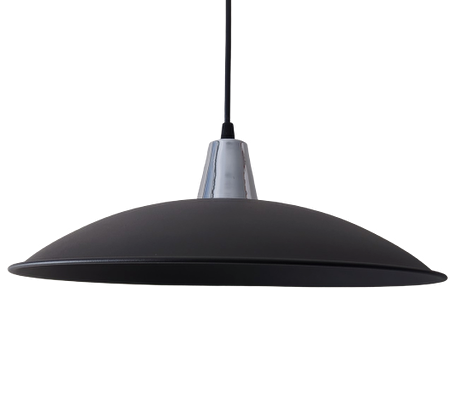 Retro Metal Sarkıt Avize Rustik Tekli Sarkıt Siyah Krom Askılı