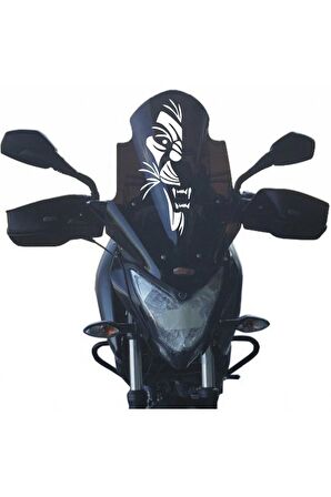  MOTOSİKLET Ön/Arka Takım Sticker Aslan Figürü Pulsar Uyumlu