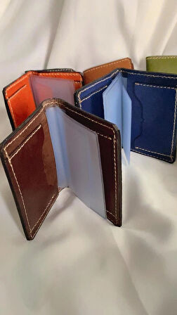 Hakiki Deri Ruhsatlık Erkek Kadın Cüzdan