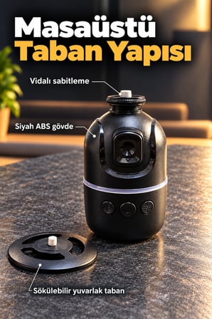 Yatay ve Dikey Çekim İçin Yüz Takipli Telefon Tutucu