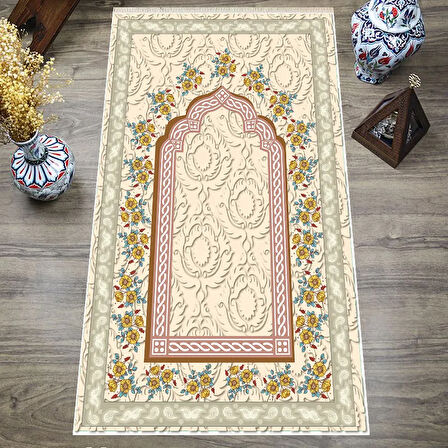 Dijital Baskılı, Yıkanabilir, Yumuşak Dokulu Çocuk ve Yetişkin SECCADE S-DOT-SN-077