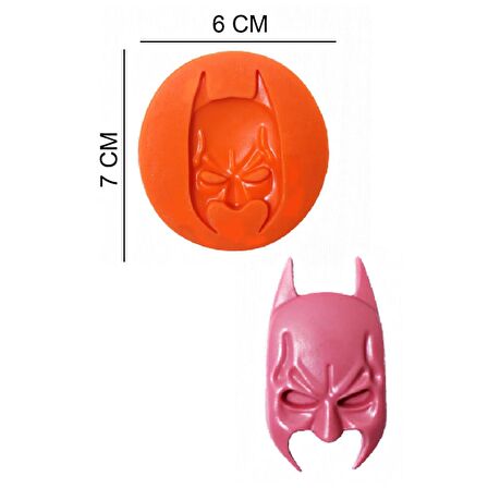 Batman Silikon Şeker Hamuru, Sabun, Mum Kalıp
