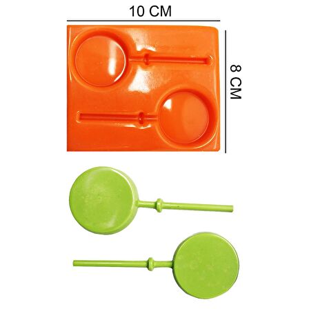 Lolipop Silikon Şeker Hamuru, Sabun, Mum Kalıp