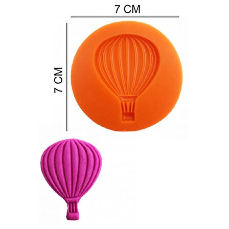 Hava Balonu Silikon Şeker Hamuru, Sabun, Mum Kalıp