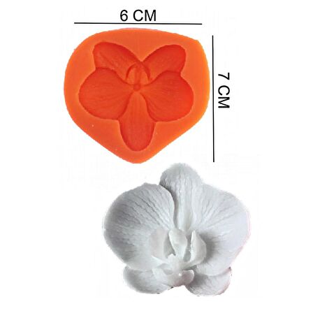 Orkide Silikon Şeker Hamuru, Sabun, Mum Kalıp