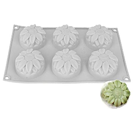 Çoklu Silikon Tart Kek Pasta Tatlı Kalıbı - SF7020