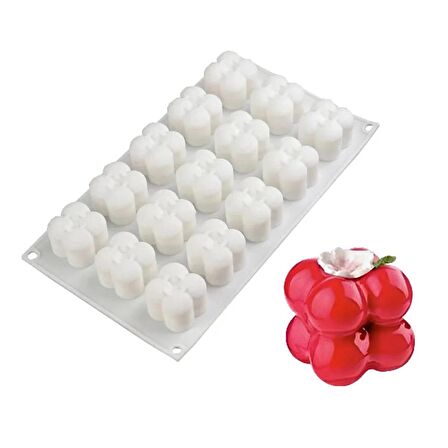 Çoklu Silikon Tart Kek Pasta Tatlı Kalıbı - SF802