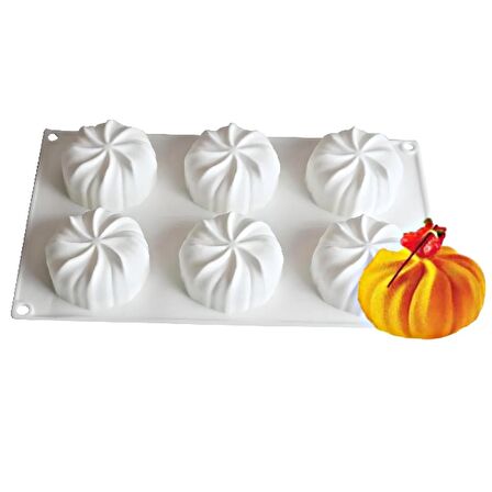 Çoklu Silikon Tart Kek Pasta Tatlı Kalıbı - SF828