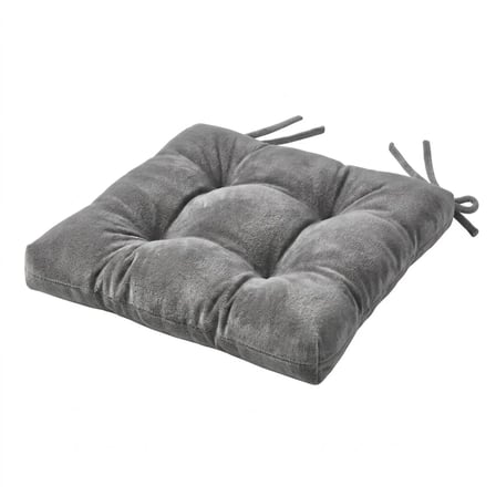 Sandalye Minderi /Gri Renkli Bahar Serisi/ 4 lü Sandalye Minderi