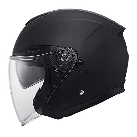 Scoyco OF-669 Mat Black Yarım Kask