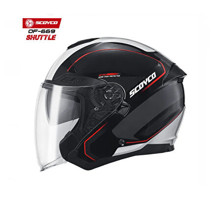 Scoyco OF-669 Shuttle Yarım Kask