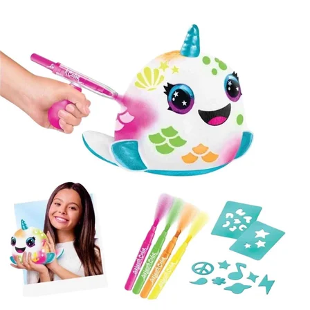 Lilmirik Airbrush Peluş Neon Boyama Seti