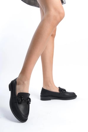 Kadın Loafer Makosen Casual Tokalı Günlük Yumuşak Ayakkabı