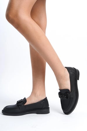 Kadın Loafer Makosen Casual Tokalı Günlük Yumuşak Ayakkabı