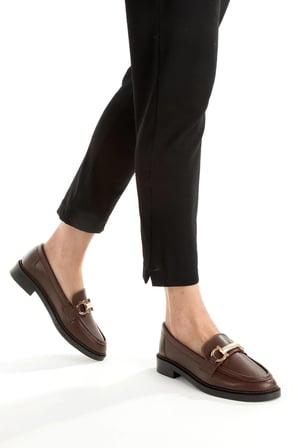 Kadın Loafer Makosen Casual Tokalı Günlük Ayakkabı Şık ve rahat