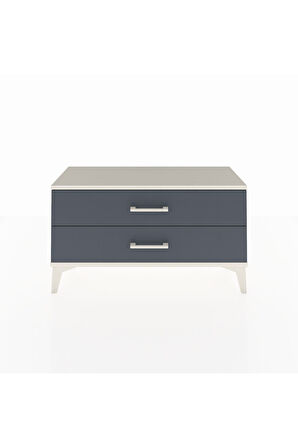 Arges Şifonyer 2 Çekmeceli 88x30x48 Aytaşı-Antrasit