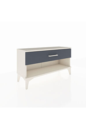 Arges Şifonyer Tek Çekmeceli 88x30x48 Aytaşı-Antrasit